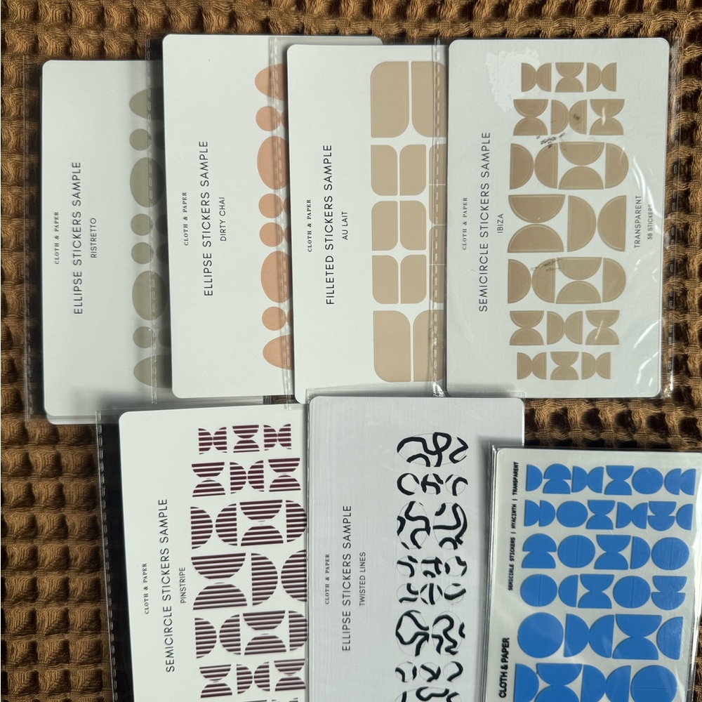 Cloth & Paper Sample Planner Sticker Haul